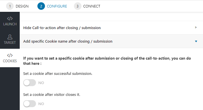 Convert Pro 从 0 到 0.1 8 Cookies Settings