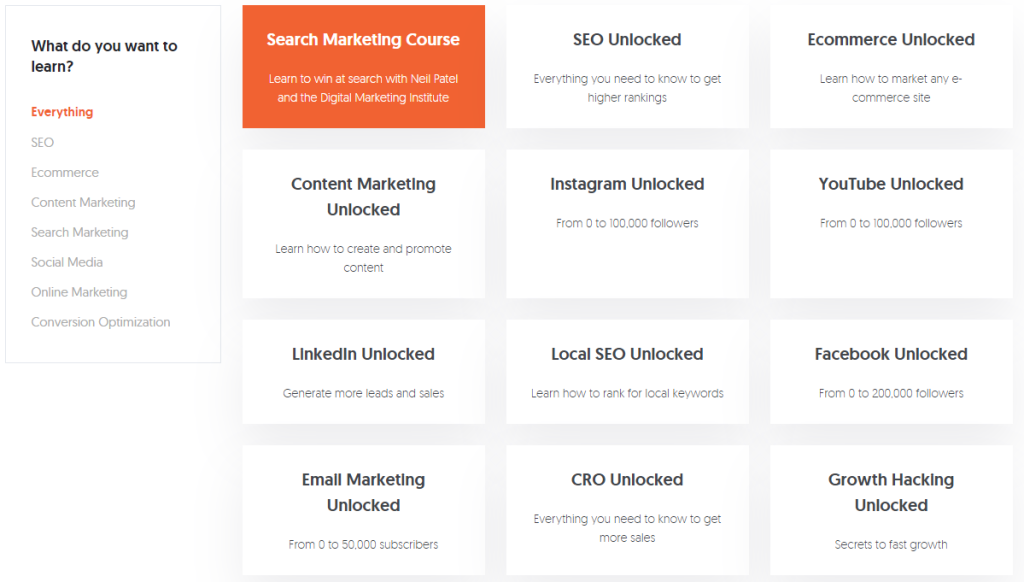 免费在线营销课程分享 5 Digital Marketing Training