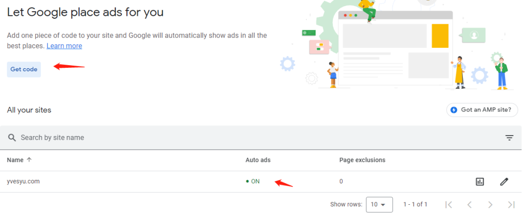如何接入 Google Adsense 广告联盟 12 Get Code