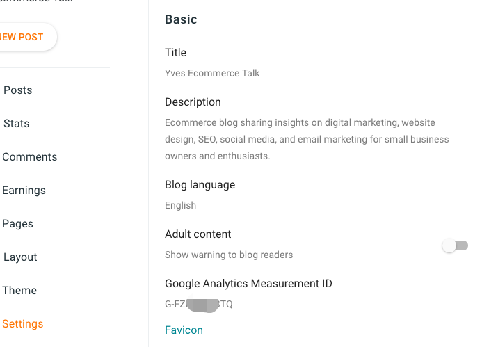 如何搭建 Google Blogger 5 Google Blogger Settings