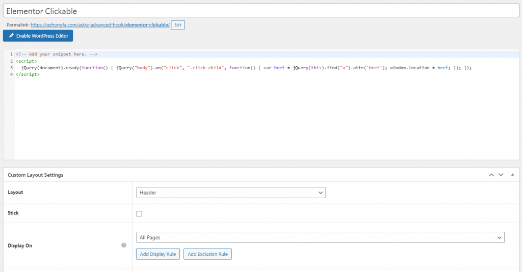 如何将 Elementor 中的 Columns 或 Section 设置为可点击状态 10 How-to-Make-columns-and-sections-clickable-in-Elementor