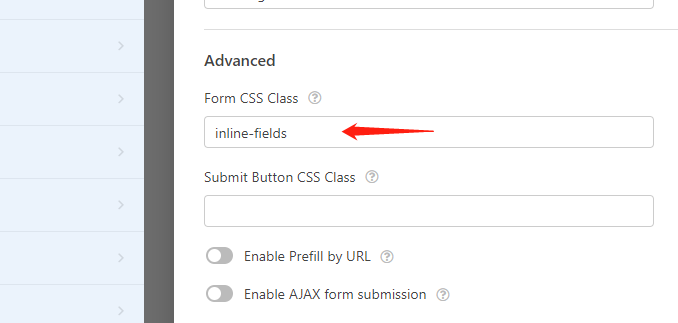 如何将 WPForms 表单设置单行显示 3 Inline Fields Setting