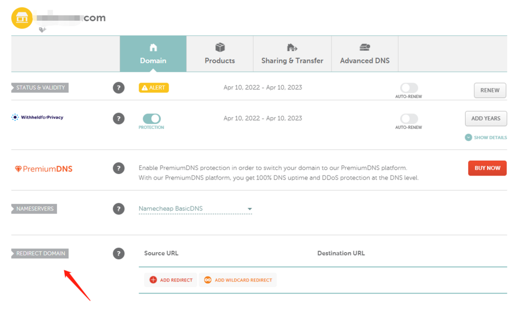NameCheap Domain