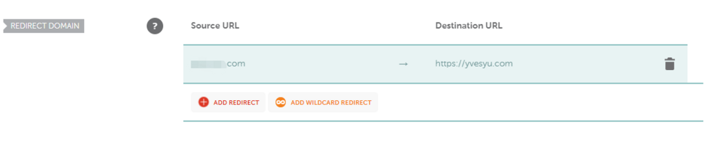 Redirect Domain