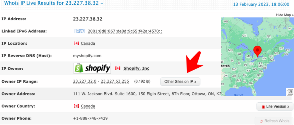 Shopify IP Address