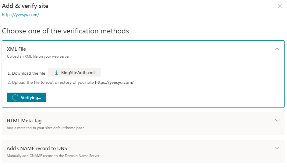 verification