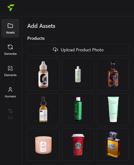 如何快速给产品换背景图 2 功能区