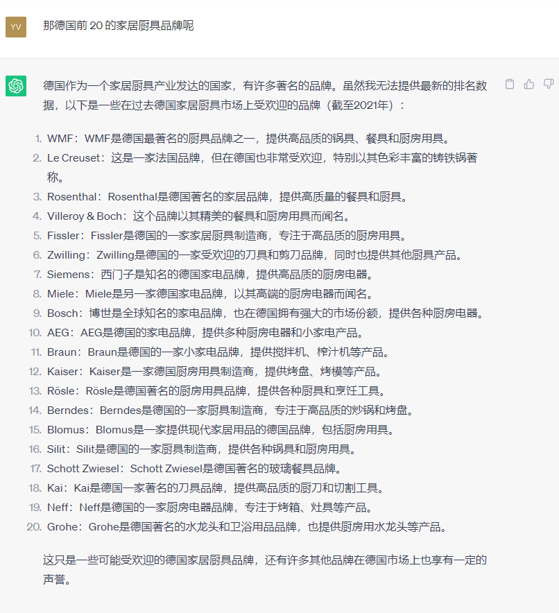 使用 AI 工具做信息调研 3 哪些大的家居品牌