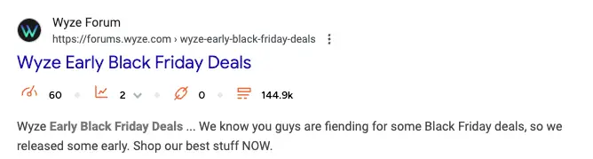 搜索“黑五”关键词的发现 4 搜索黑五关键词的发现-4